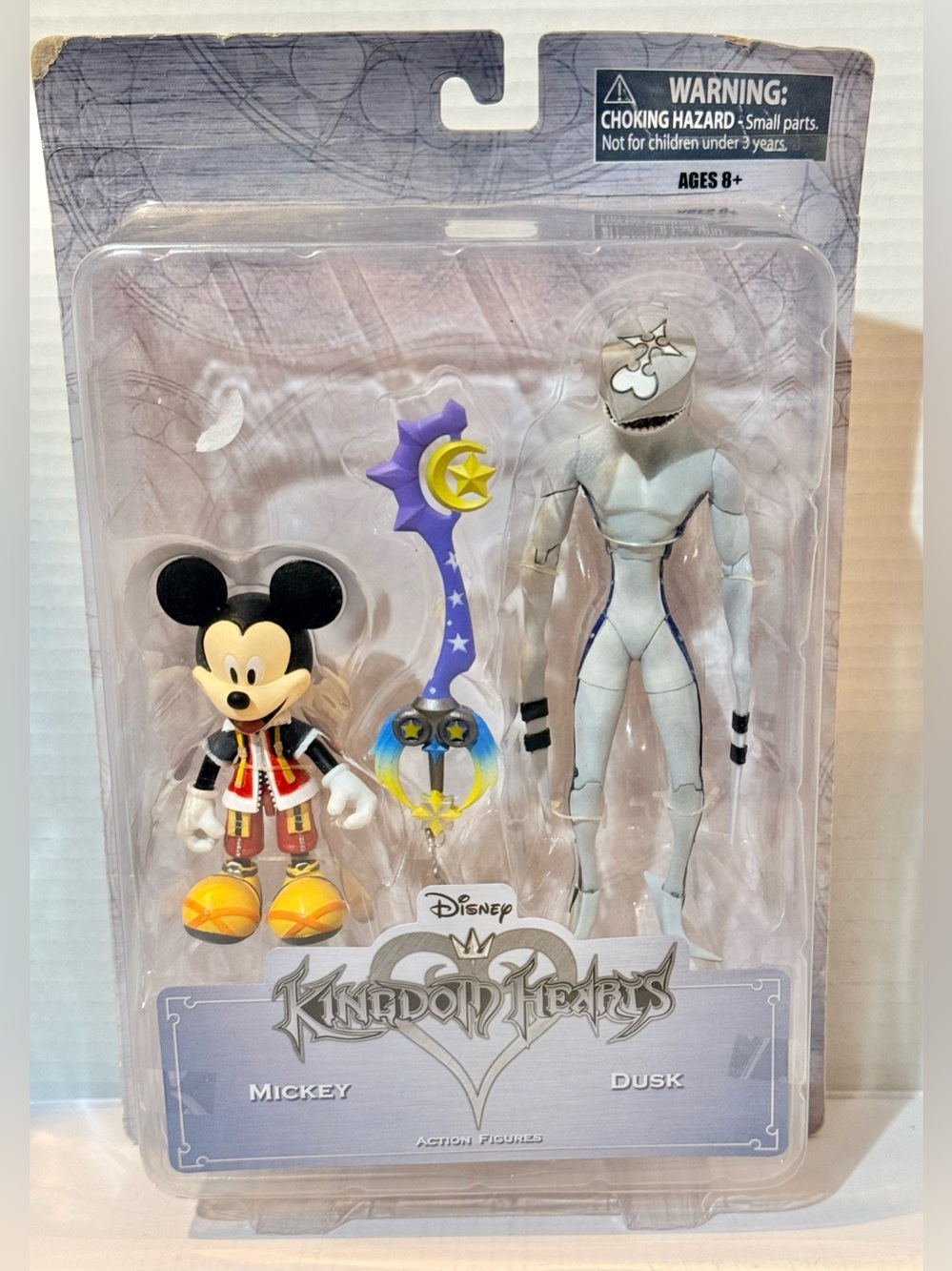 Disney Kingdom Hearts Mickey & Dusk Action Figure 2 Pack Brand New